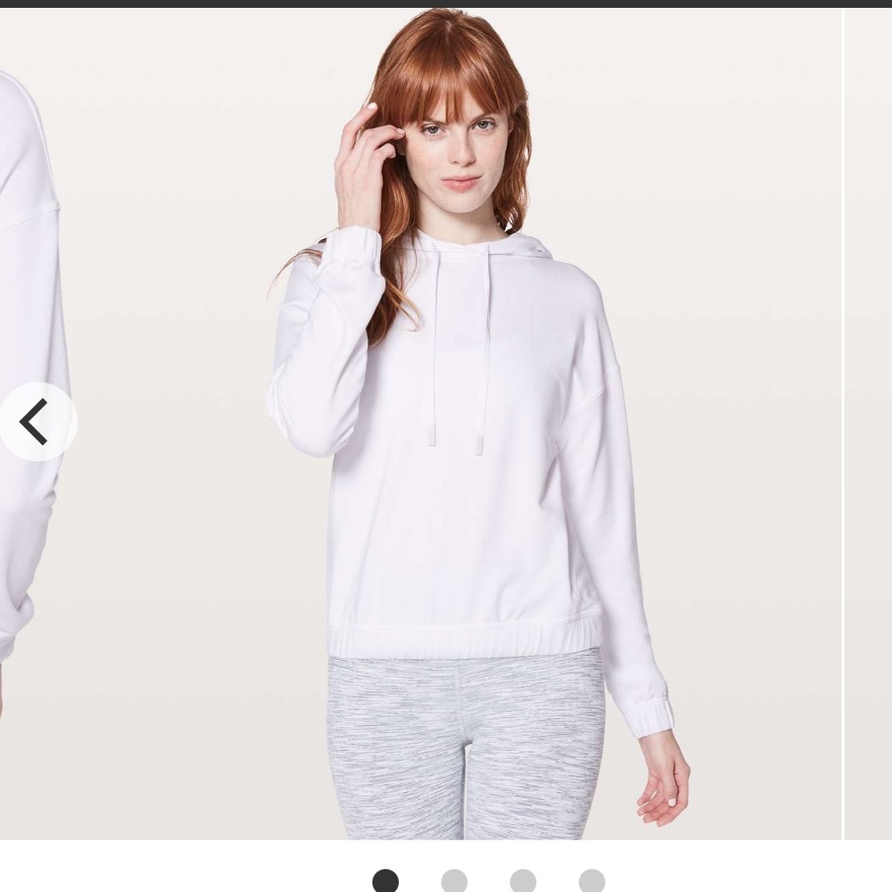 Lululemon Twisted & Tucked Pullover
White